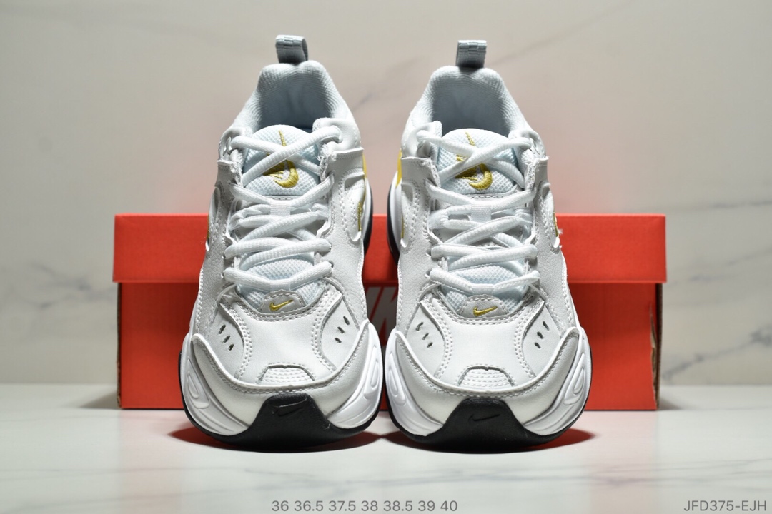 Nike/耐吉M2K Tekno香蕉黄亮彩扎染复古休闲老爹鞋 AO3108-009 尺码：36 36.5 37.5 38 38.5 39 40ID:JFD375-EJH