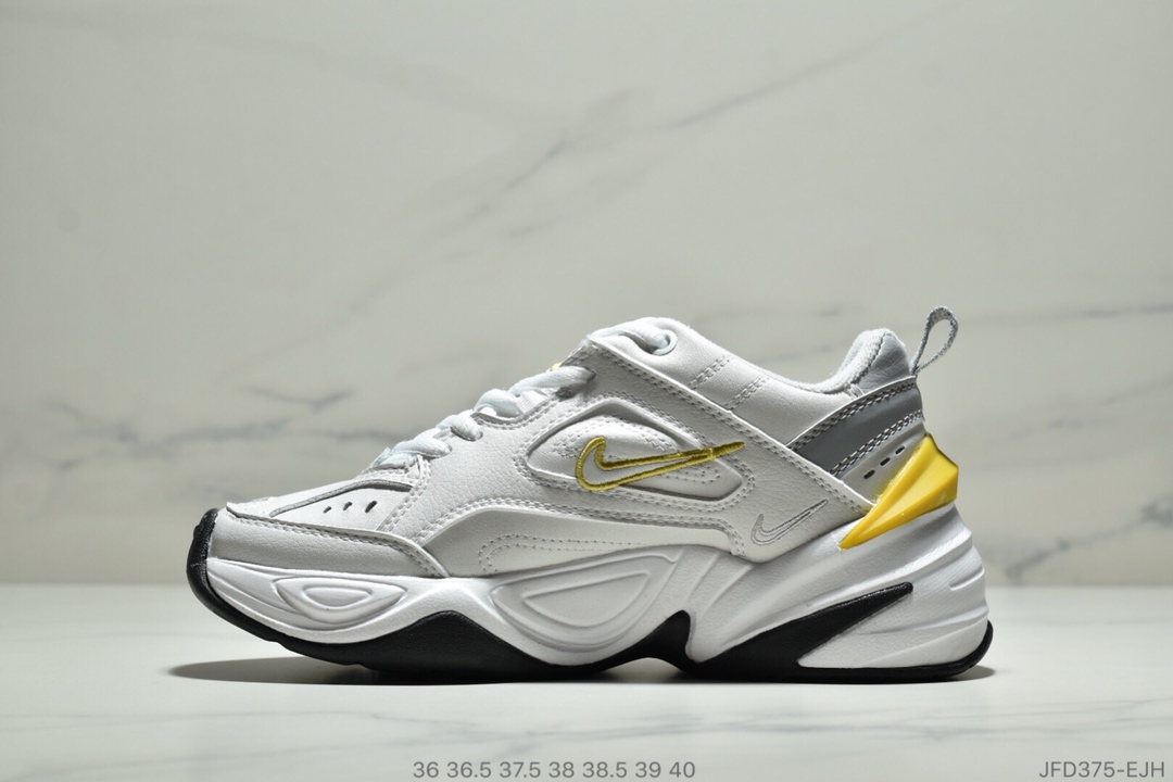 Nike/耐吉M2K Tekno香蕉黄亮彩扎染复古休闲老爹鞋 AO3108-009 尺码：36 36.5 37.5 38 38.5 39 40ID:JFD375-EJH