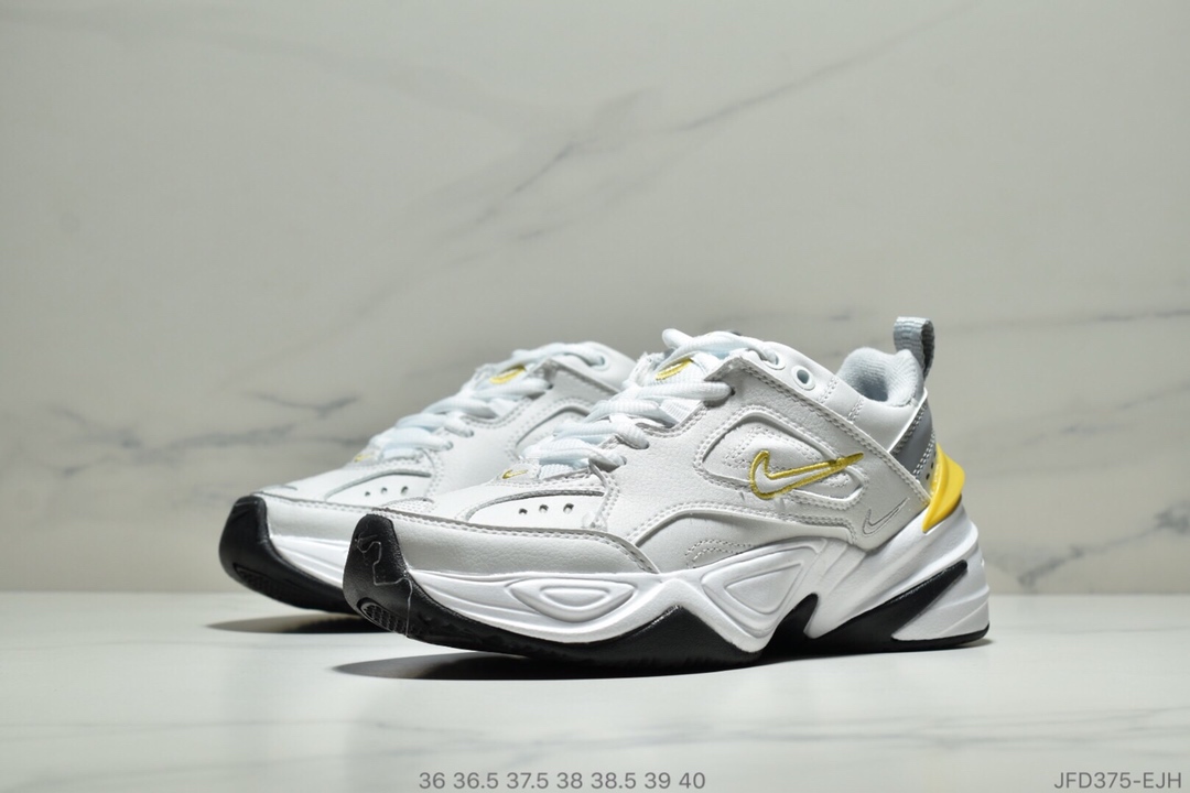 Nike/耐吉M2K Tekno香蕉黄亮彩扎染复古休闲老爹鞋 AO3108-009 尺码：36 36.5 37.5 38 38.5 39 40ID:JFD375-EJH