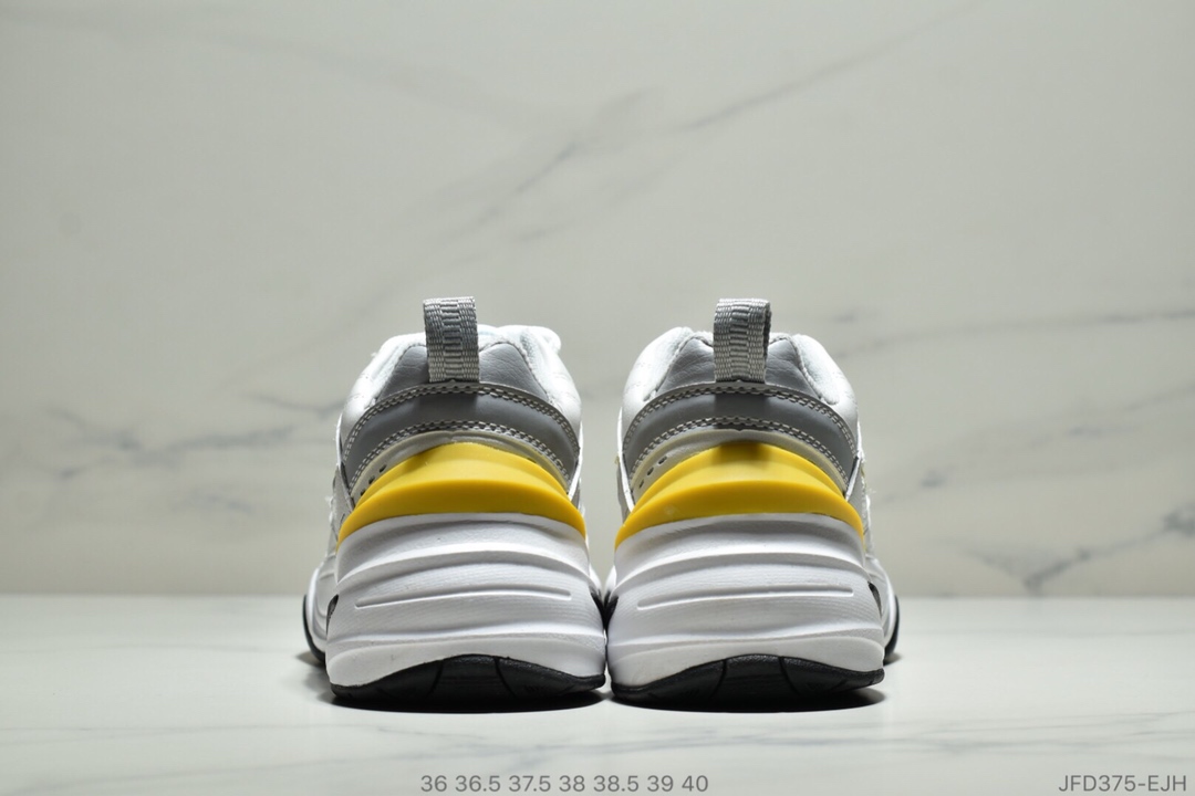 Nike/耐吉M2K Tekno香蕉黄亮彩扎染复古休闲老爹鞋 AO3108-009 尺码：36 36.5 37.5 38 38.5 39 40ID:JFD375-EJH
