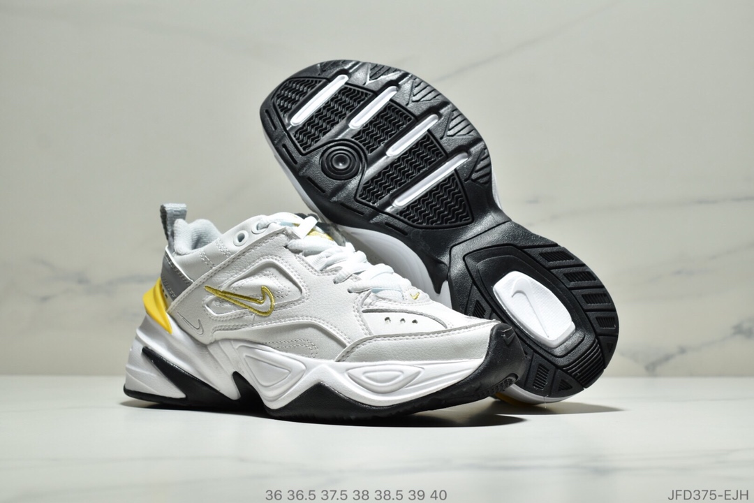 Nike/耐吉M2K Tekno香蕉黄亮彩扎染复古休闲老爹鞋 AO3108-009 尺码：36 36.5 37.5 38 38.5 39 40ID:JFD375-EJH