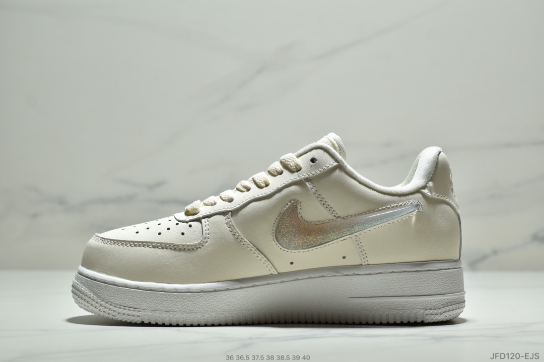 W Air Force 1 07 Se Prm  果冻渐变钩闪亮复古休闲空军板鞋 ！SIZE:36 36.5 37.5 38 38.5 39 40ID:JFD120-EJS