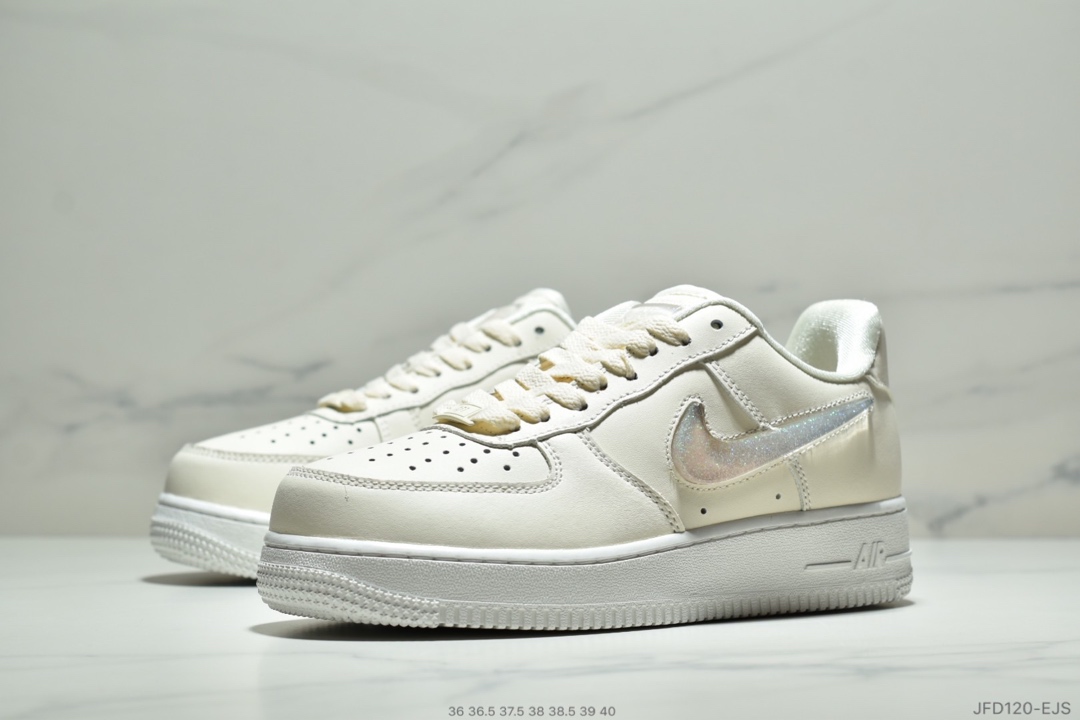 W Air Force 1 07 Se Prm  果冻渐变钩闪亮复古休闲空军板鞋 ！SIZE:36 36.5 37.5 38 38.5 39 40ID:JFD120-EJS