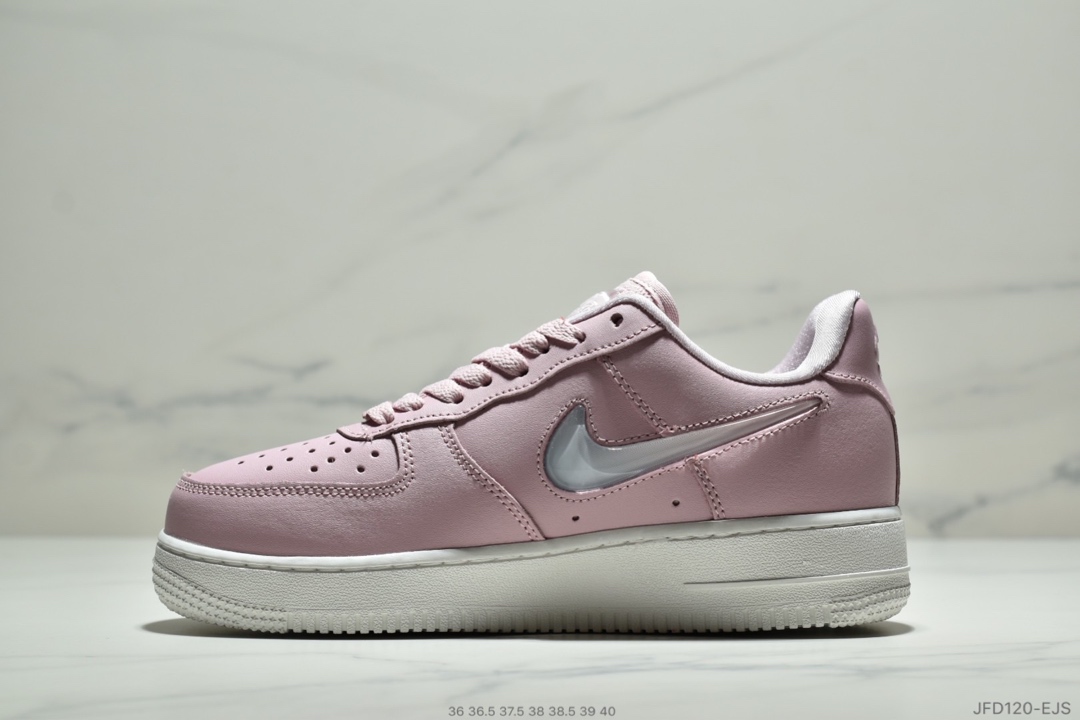 W Air Force 1 07 Se Prm  果冻渐变钩闪亮复古休闲空军板鞋 ！SIZE:36 36.5 37.5 38 38.5 39 40ID:JFD120-EJS