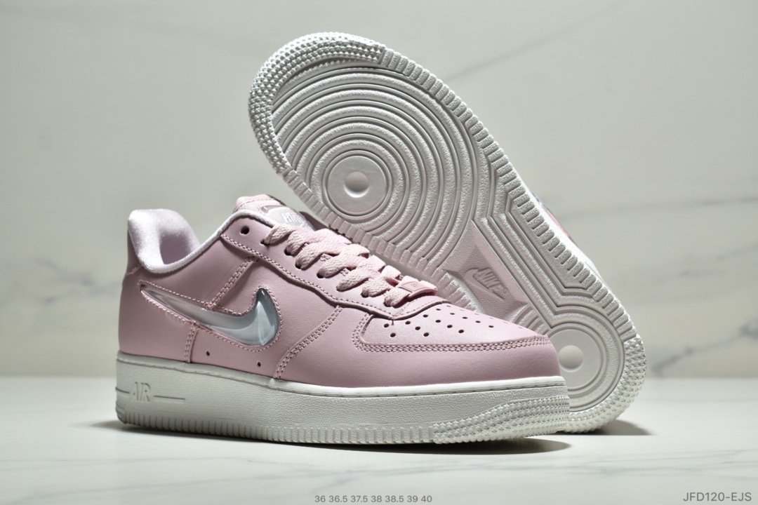 W Air Force 1 07 Se Prm  果冻渐变钩闪亮复古休闲空军板鞋 ！SIZE:36 36.5 37.5 38 38.5 39 40ID:JFD120-EJS