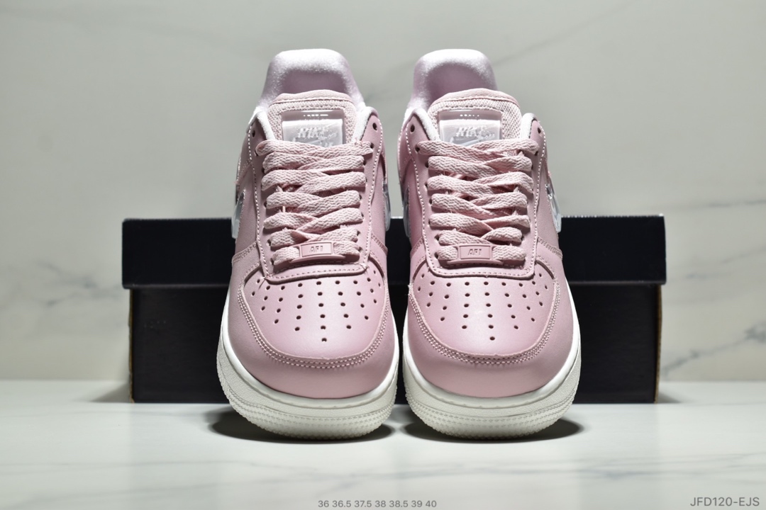 W Air Force 1 07 Se Prm  果冻渐变钩闪亮复古休闲空军板鞋 ！SIZE:36 36.5 37.5 38 38.5 39 40ID:JFD120-EJS