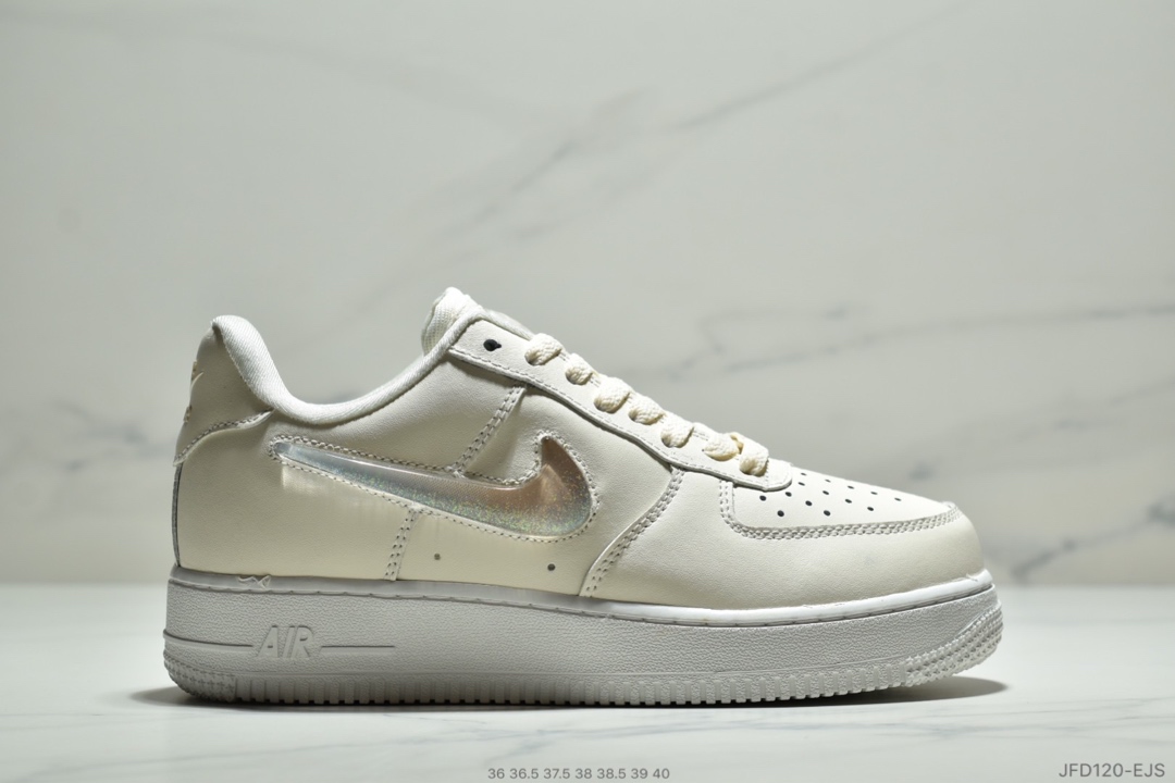 W Air Force 1 07 Se Prm  果冻渐变钩闪亮复古休闲空军板鞋 ！SIZE:36 36.5 37.5 38 38.5 39 40ID:JFD120-EJS