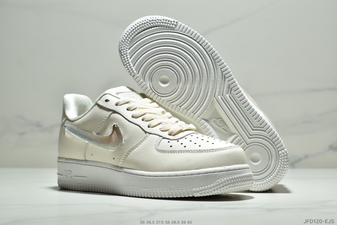 W Air Force 1 07 Se Prm  果冻渐变钩闪亮复古休闲空军板鞋 ！SIZE:36 36.5 37.5 38 38.5 39 40ID:JFD120-EJS