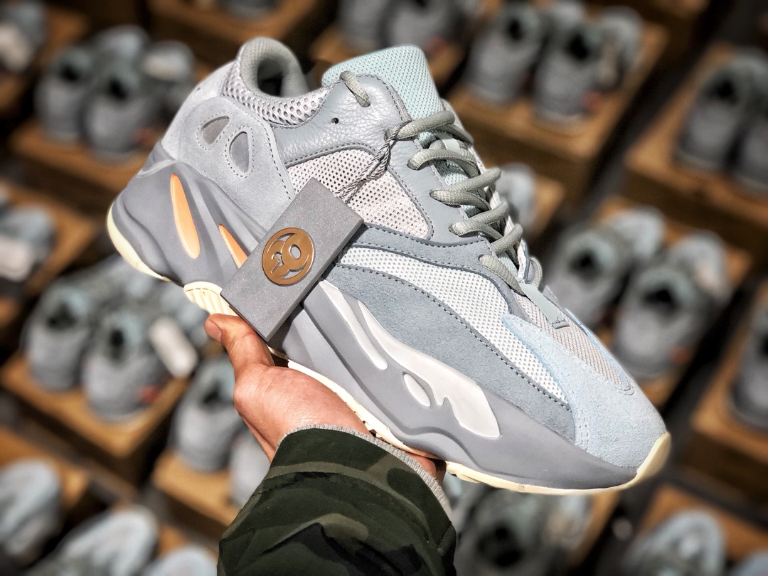 Soporte contra reembolso, OG original puro, ¡aviso de ajuste de precio! Adidas Yeezy 700 Boost "Inertia" Iner…
