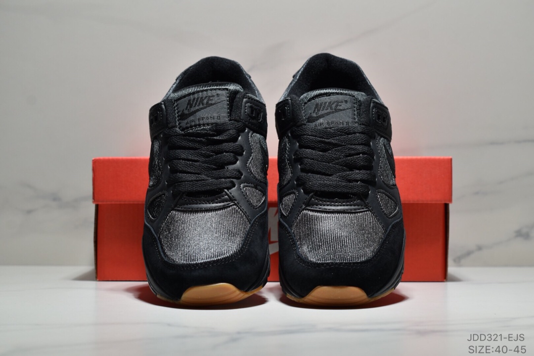 Nike Air Span II 男子新款复古缓震运动鞋 内置SOLO气垫40-45ID:JDD321-EJS