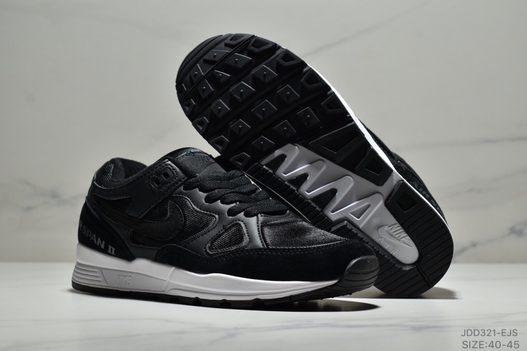 Nike Air Span II 男子新款复古缓震运动鞋 内置SOLO气垫40-45ID:JDD321-EJS