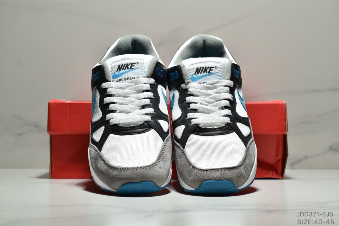 Nike Air Span II 男子新款复古缓震运动鞋 内置SOLO气垫40-45ID:JDD321-EJS