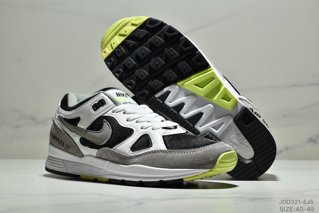 Nike Air Span II 男子新款复古缓震运动鞋 内置SOLO气垫40-45ID:JDD321-EJS