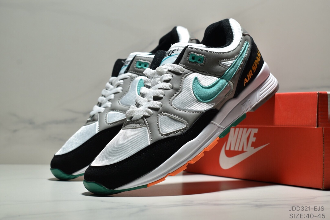 Nike Air Span II 男子新款复古缓震运动鞋 内置SOLO气垫40-45ID:JDD321-EJS