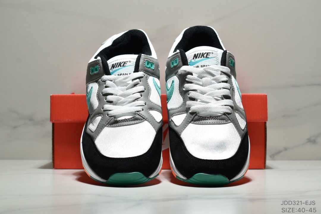 Nike Air Span II 男子新款复古缓震运动鞋 内置SOLO气垫40-45ID:JDD321-EJS