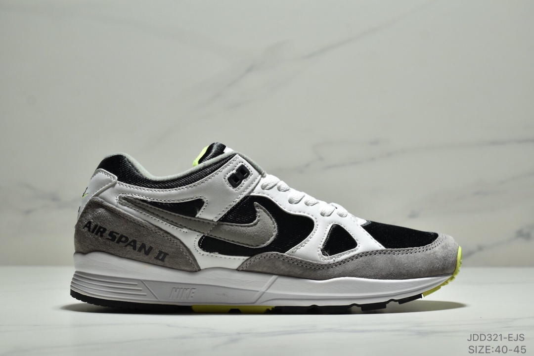 Nike Air Span II 男子新款复古缓震运动鞋 内置SOLO气垫40-45ID:JDD321-EJS