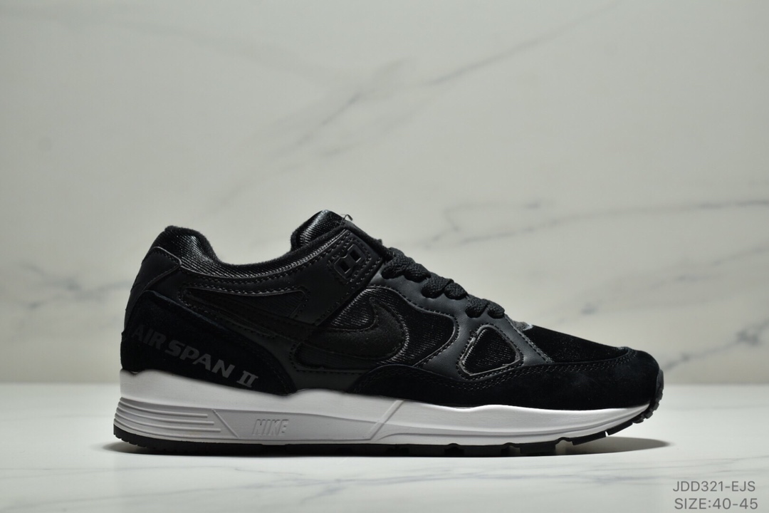 Nike Air Span II 男子新款复古缓震运动鞋 内置SOLO气垫40-45ID:JDD321-EJS