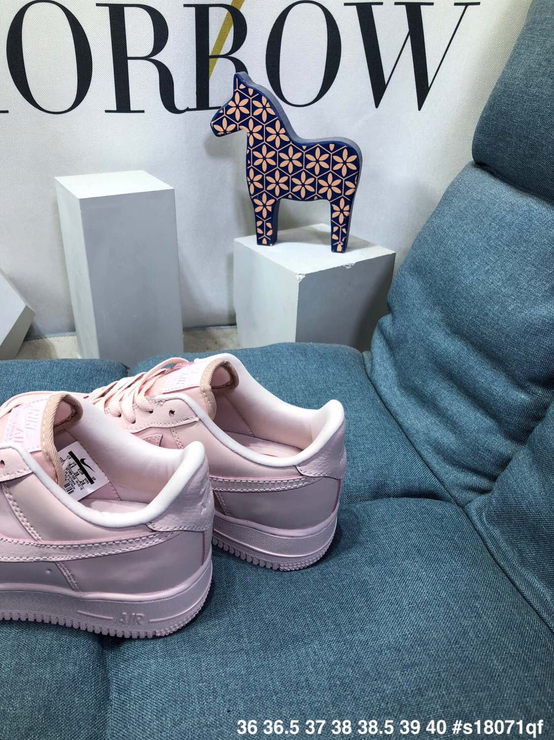 Nike AF1空军一号 淡粉色/板鞋休闲鞋，特价 Size36 36.5 37.5 38 38.5 39 40 s18071qf