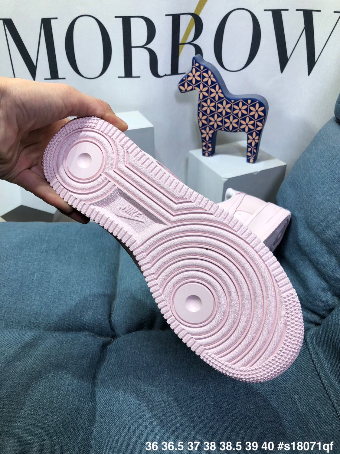 Nike AF1空军一号 淡粉色/板鞋休闲鞋，特价 Size36 36.5 37.5 38 38.5 39 40 s18071qf