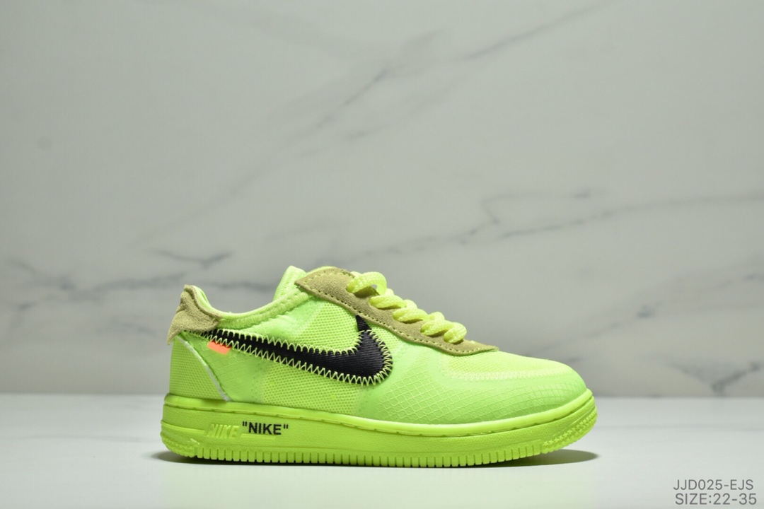 Nike Air Force 1 x Off-White2.0空军 联名童鞋 时尚运动 休闲萌娃 童鞋 22-35ID:JJD025-EJS