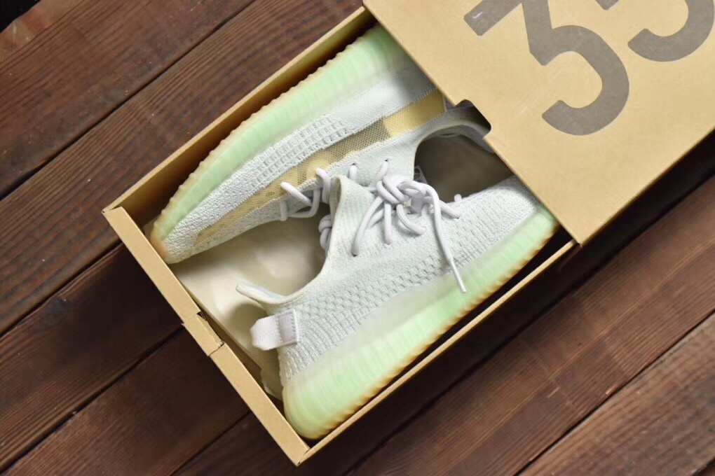 过验级 GET毒 发售 Adidas Yeezy Boost 350V2 true from 椰子3.0系列/欧洲限定 镂空灰橙3.0 兵马俑 9
