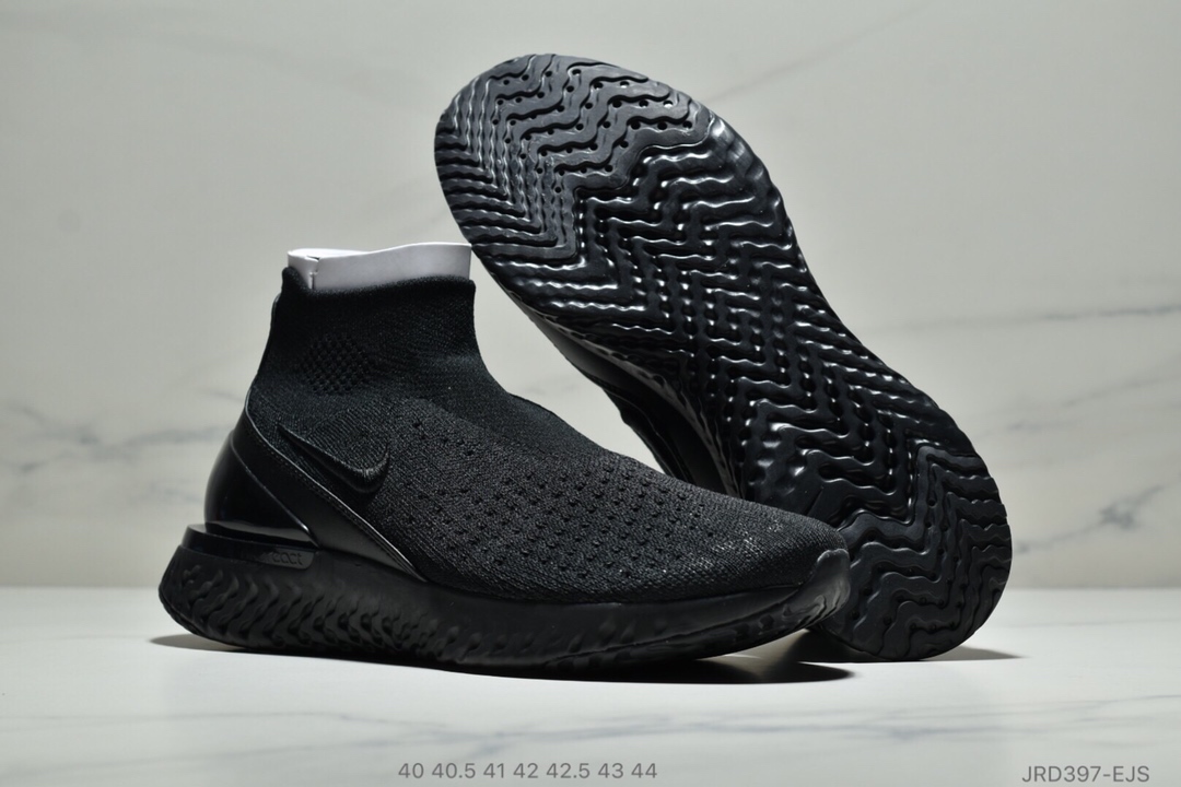 220 公司级Nike Epic React Flyknit 高帮瑞亚针织#原档案数据编织面 AV5554-003