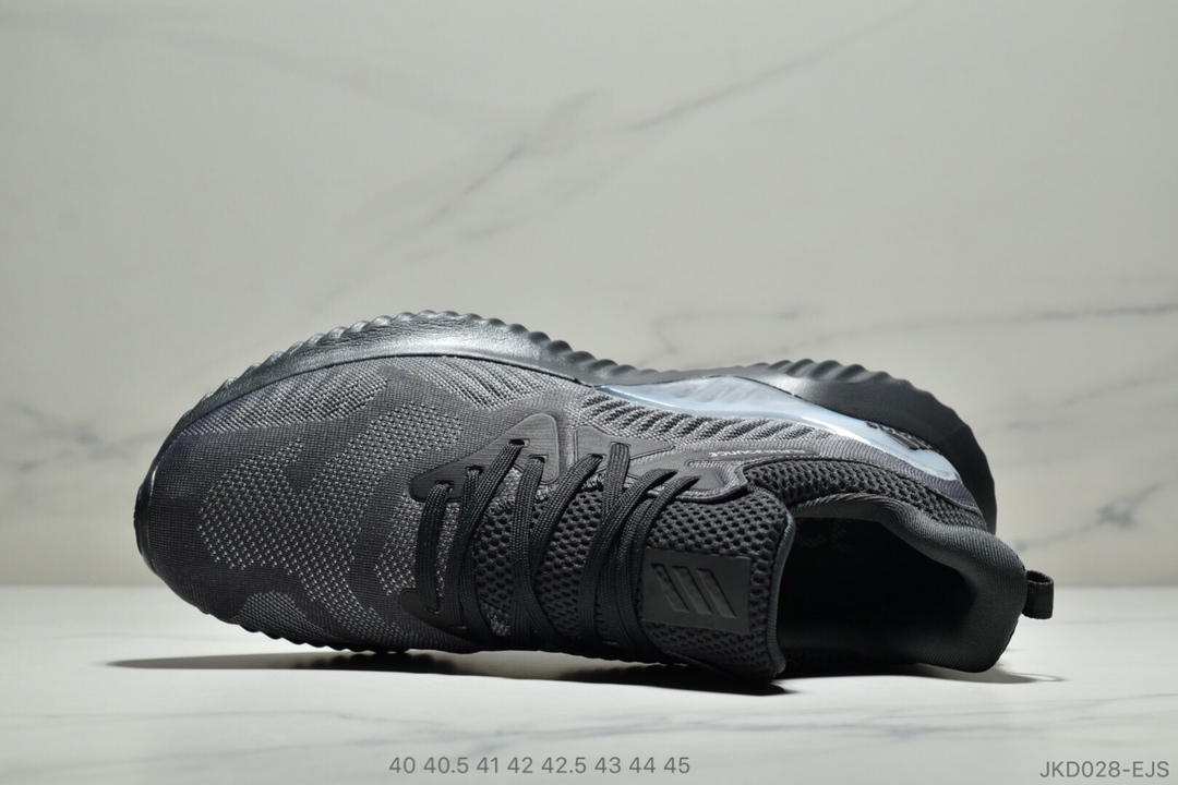 Adidas Alphabounce Beyond 3.0 阿尔法透气缓震跑步鞋！贾卡面 抗磨运动性能提升极致 尺码：40 40.5 41 42 42.5 43 44 45ID:JKD028-EDR