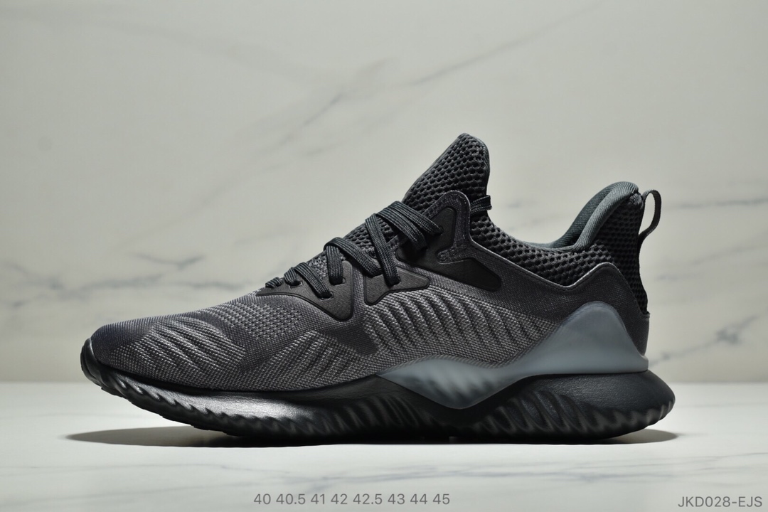 Adidas Alphabounce Beyond 3.0 阿尔法透气缓震跑步鞋！贾卡面 抗磨运动性能提升极致 尺码：40 40.5 41 42 42.5 43 44 45ID:JKD028-EDR