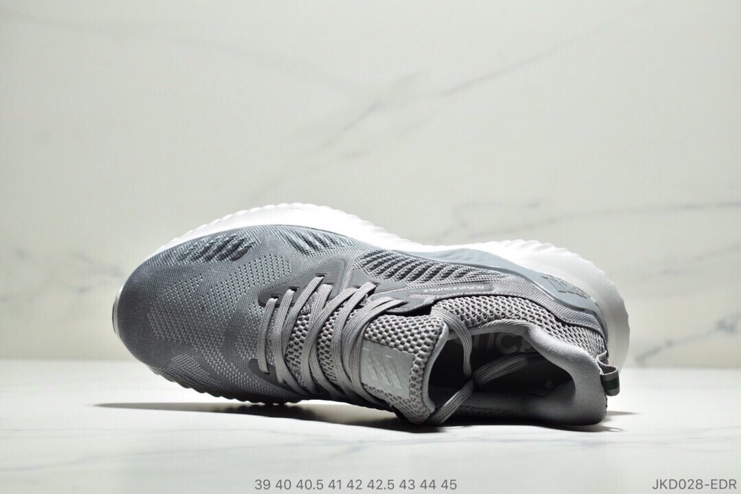 Adidas Alphabounce Beyond 3.0 阿尔法透气缓震跑步鞋！贾卡面 抗磨运动性能提升极致 尺码：40 40.5 41 42 42.5 43 44 45ID:JKD028-EDR
