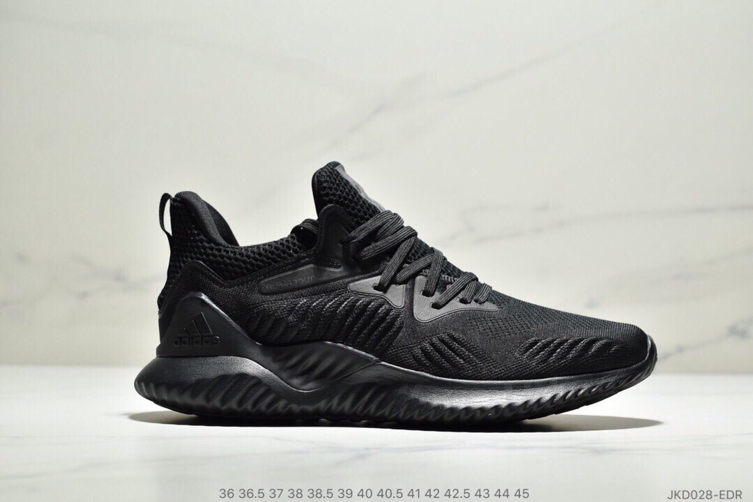 Adidas Alphabounce Beyond 3.0 阿尔法透气缓震跑步鞋！贾卡面 抗磨运动性能提升极致 尺码：40 40.5 41 42 42.5 43 44 45ID:JKD028-EDR