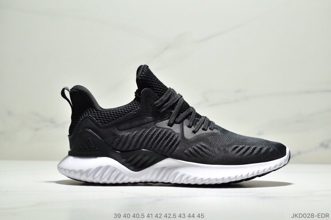 Adidas Alphabounce Beyond 3.0 阿尔法透气缓震跑步鞋！贾卡面 抗磨运动性能提升极致 尺码：40 40.5 41 42 42.5 43 44 45ID:JKD028-EDR