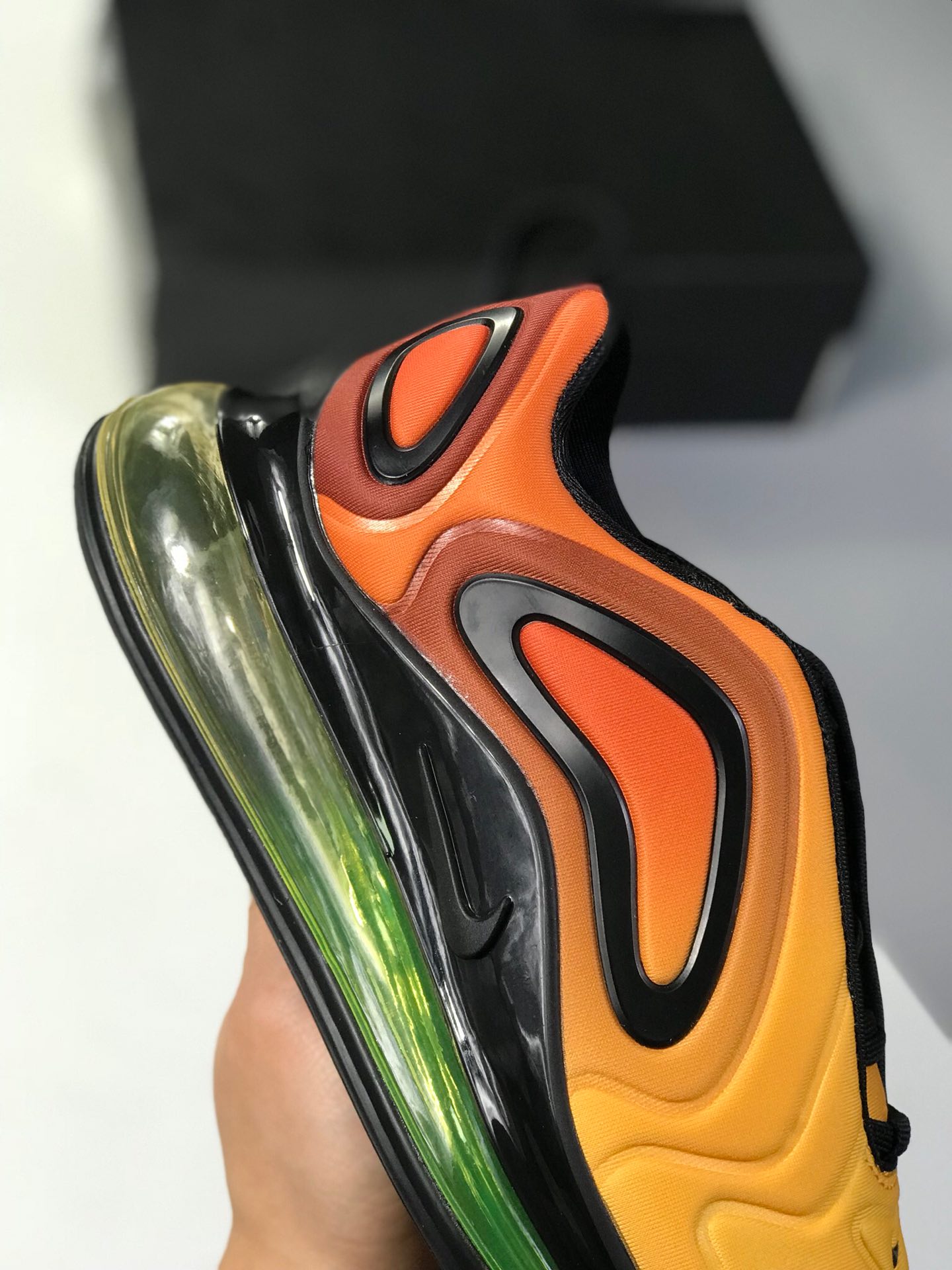 180目前最顶级720 司级小潘底 耐克 Nike Air Max 720 天眼 气垫部分的全新升级 采用全掌一体式设计