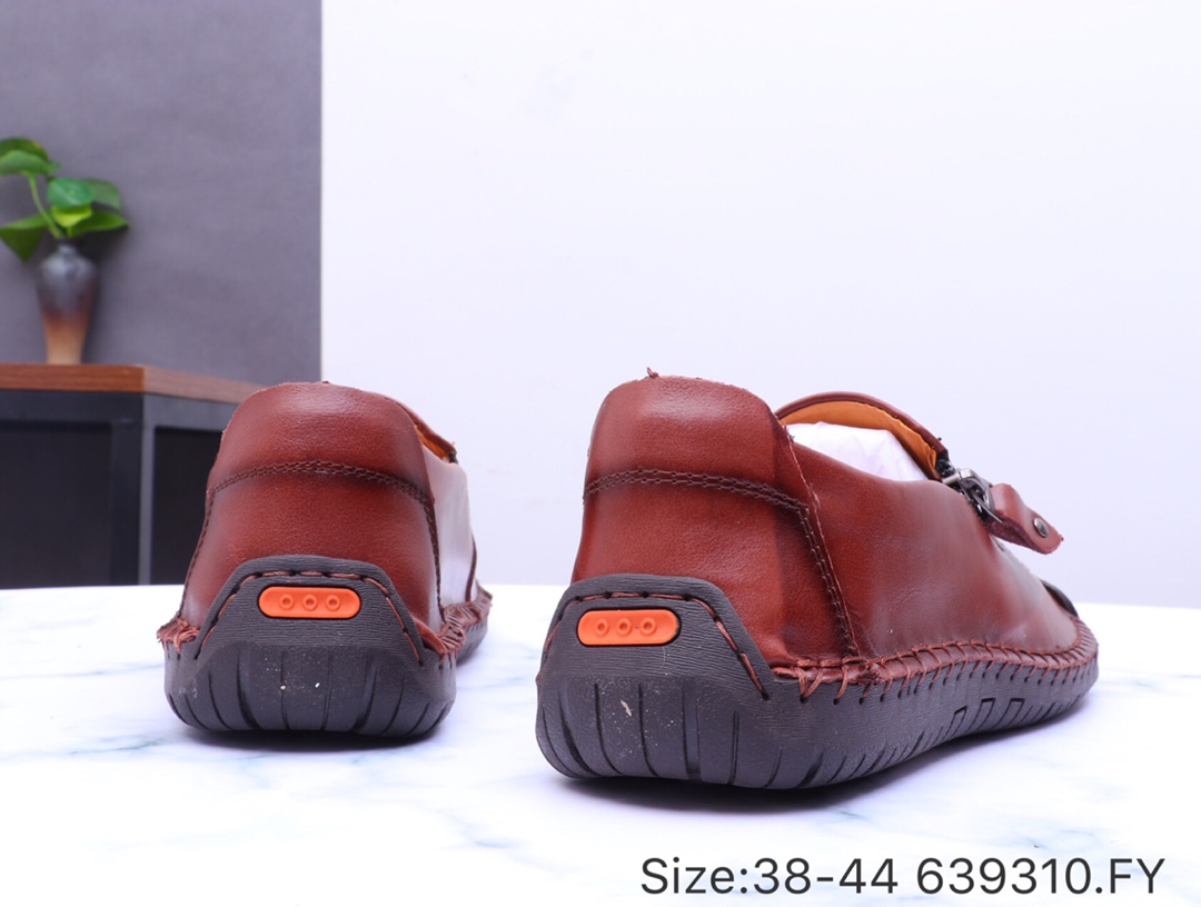 130【爱步 豆豆鞋】ECCO 爱步春季新款 韩版时尚 百搭随性 头层牛皮 豆豆休闲皮鞋