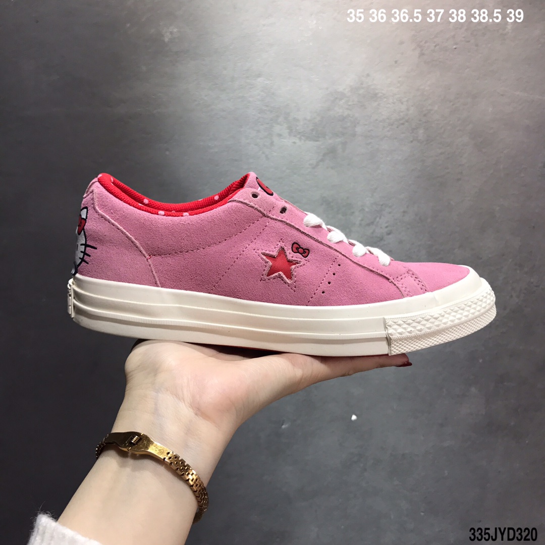 150 真标半码！匡威CONVERSE 翻毛皮 硫化蓝底 加厚双层鞋垫 五角星 时尚潮流百搭低帮板鞋