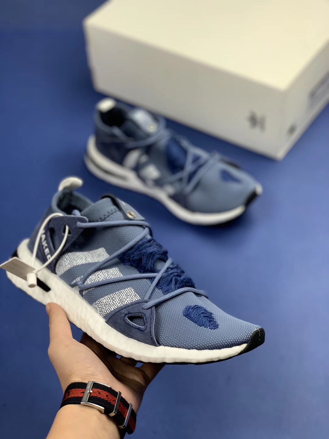 130 真爆 Adidas x Naked Arkyn Boost 鱼鳞爆米花大底