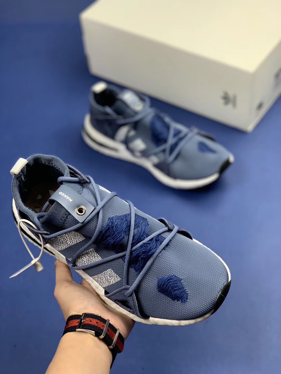 130 真爆 Adidas x Naked Arkyn Boost 鱼鳞爆米花大底