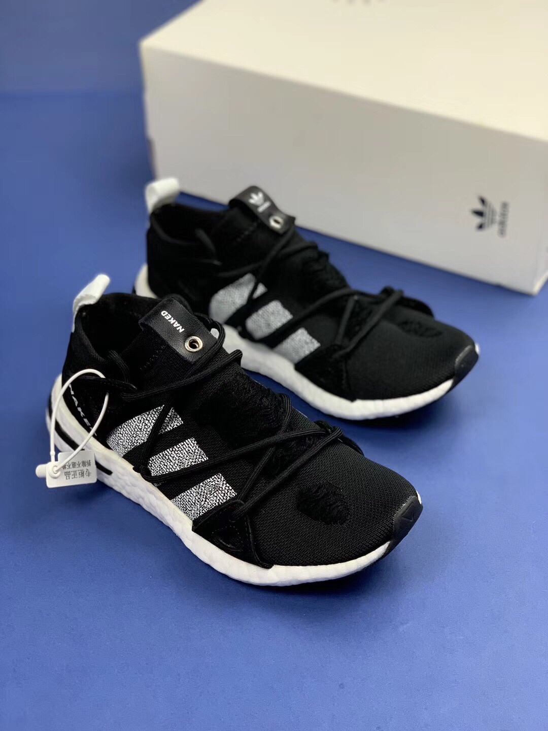 130 真爆 Adidas x Naked Arkyn Boost 鱼鳞爆米花大底
