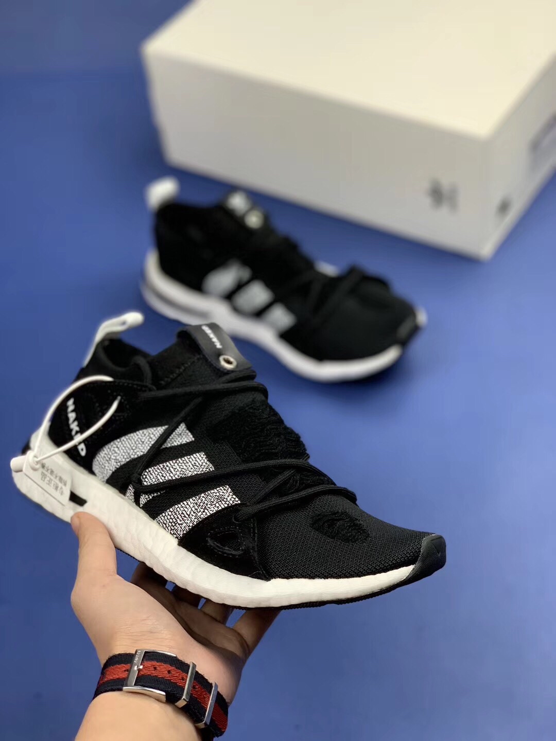130 真爆 Adidas x Naked Arkyn Boost 鱼鳞爆米花大底
