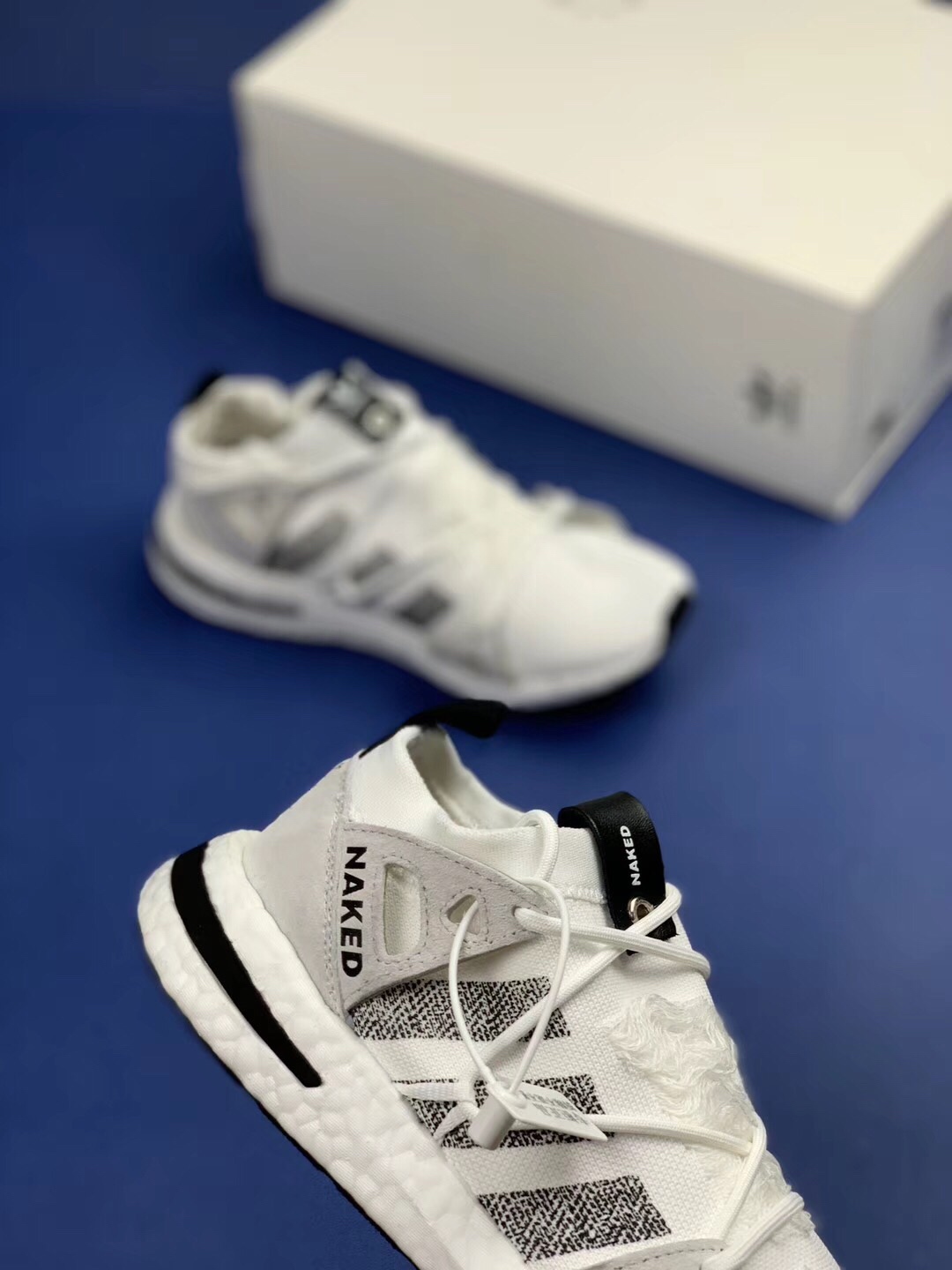 130 真爆 Adidas x Naked Arkyn Boost 鱼鳞爆米花大底