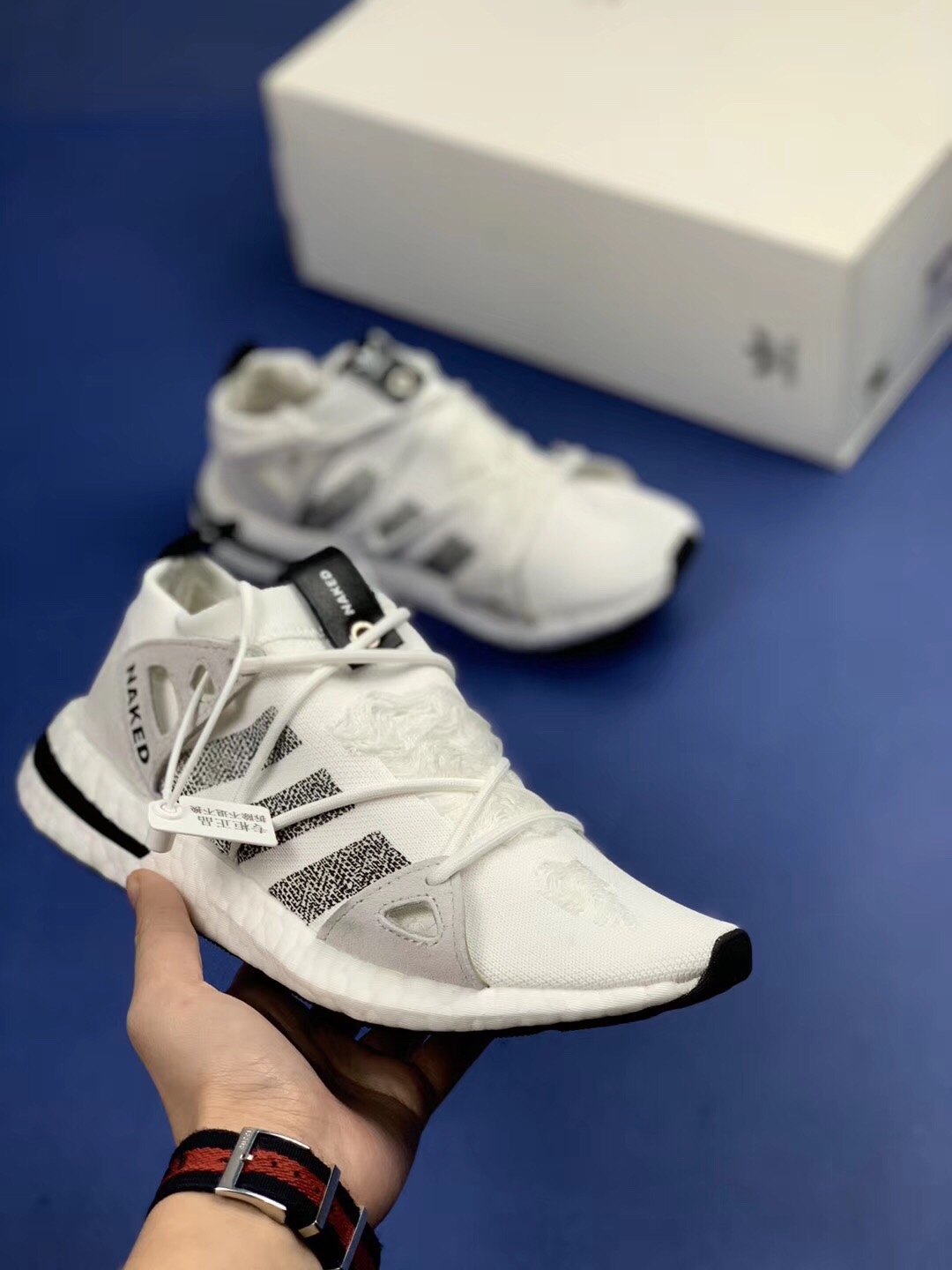 130 真爆 Adidas x Naked Arkyn Boost 鱼鳞爆米花大底