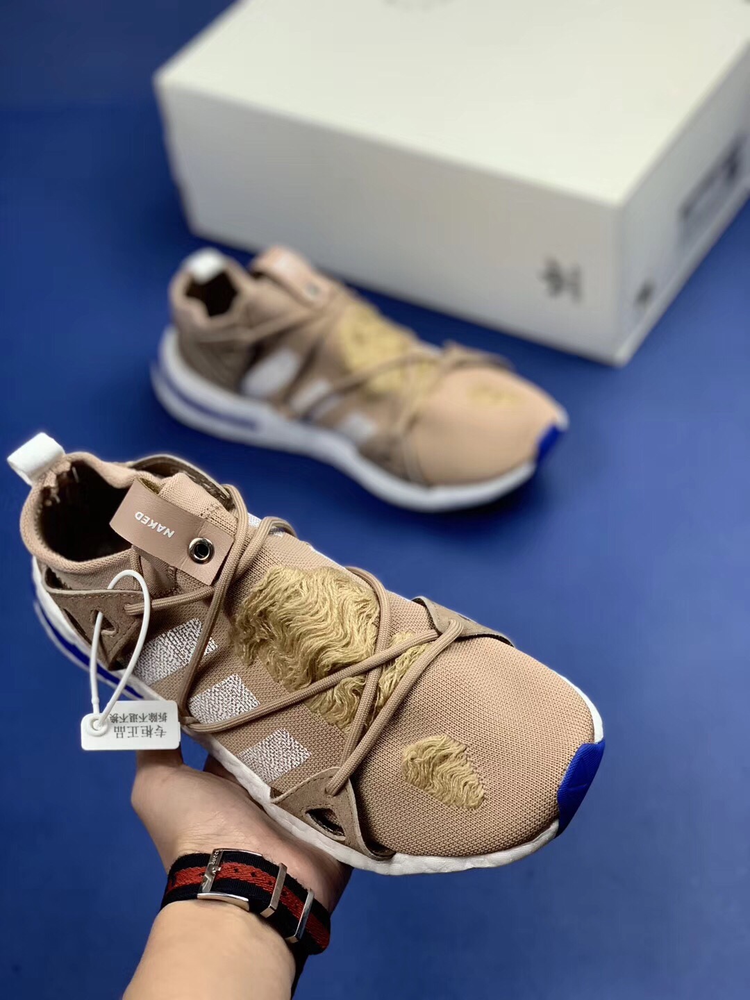 130 真爆 Adidas x Naked Arkyn Boost 鱼鳞爆米花大底
