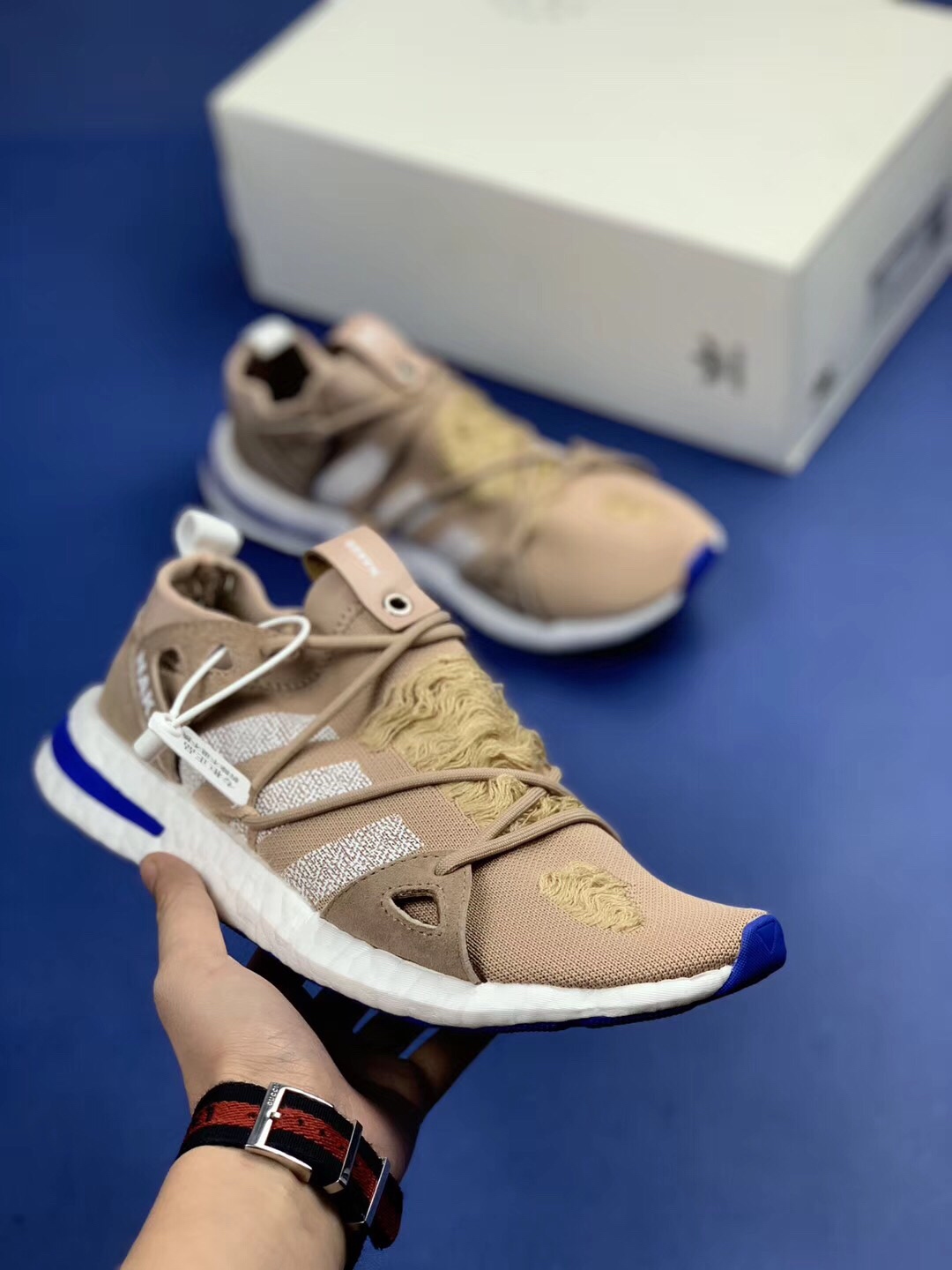 130 真爆 Adidas x Naked Arkyn Boost 鱼鳞爆米花大底