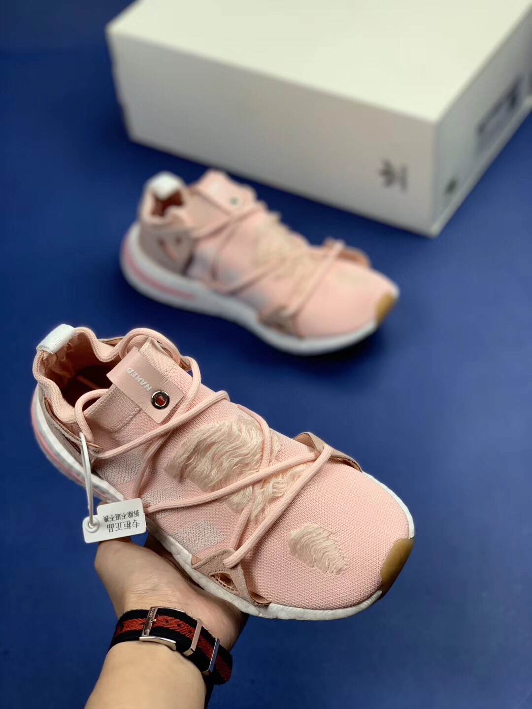 130 真爆 Adidas x Naked Arkyn Boost 鱼鳞爆米花大底