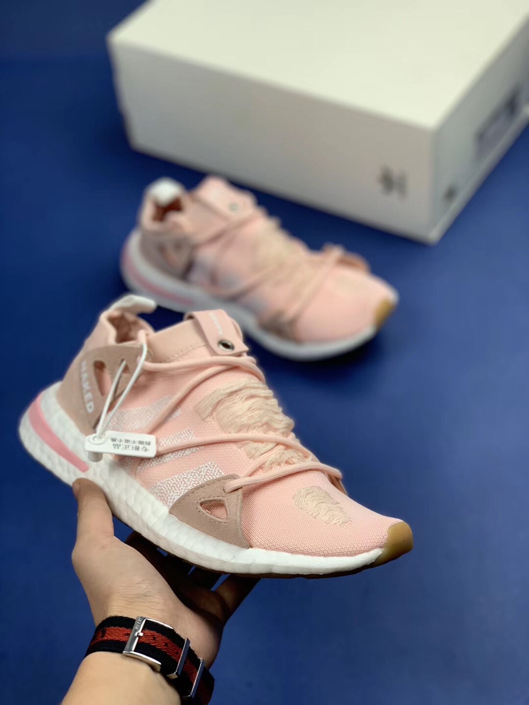 130 真爆 Adidas x Naked Arkyn Boost 鱼鳞爆米花大底