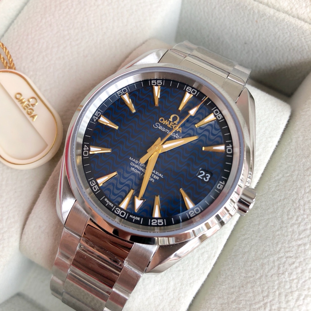 欧米茄海马系列黄金队长手表