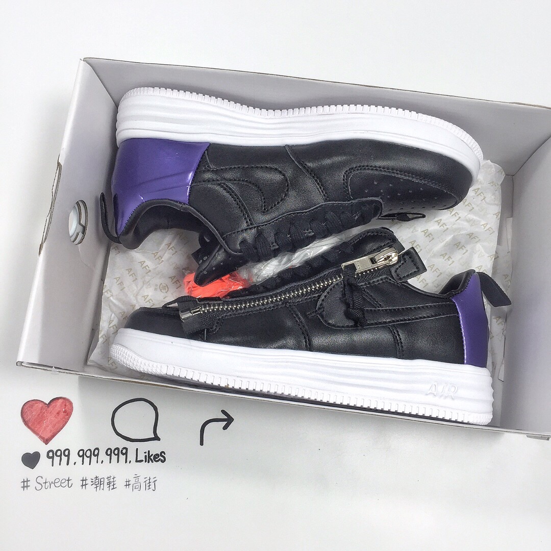140▲35周年别注款 机能拉链鼻祖品牌ACRONYM x Nike Lunar Force 1 机能空军低帮潮流板鞋