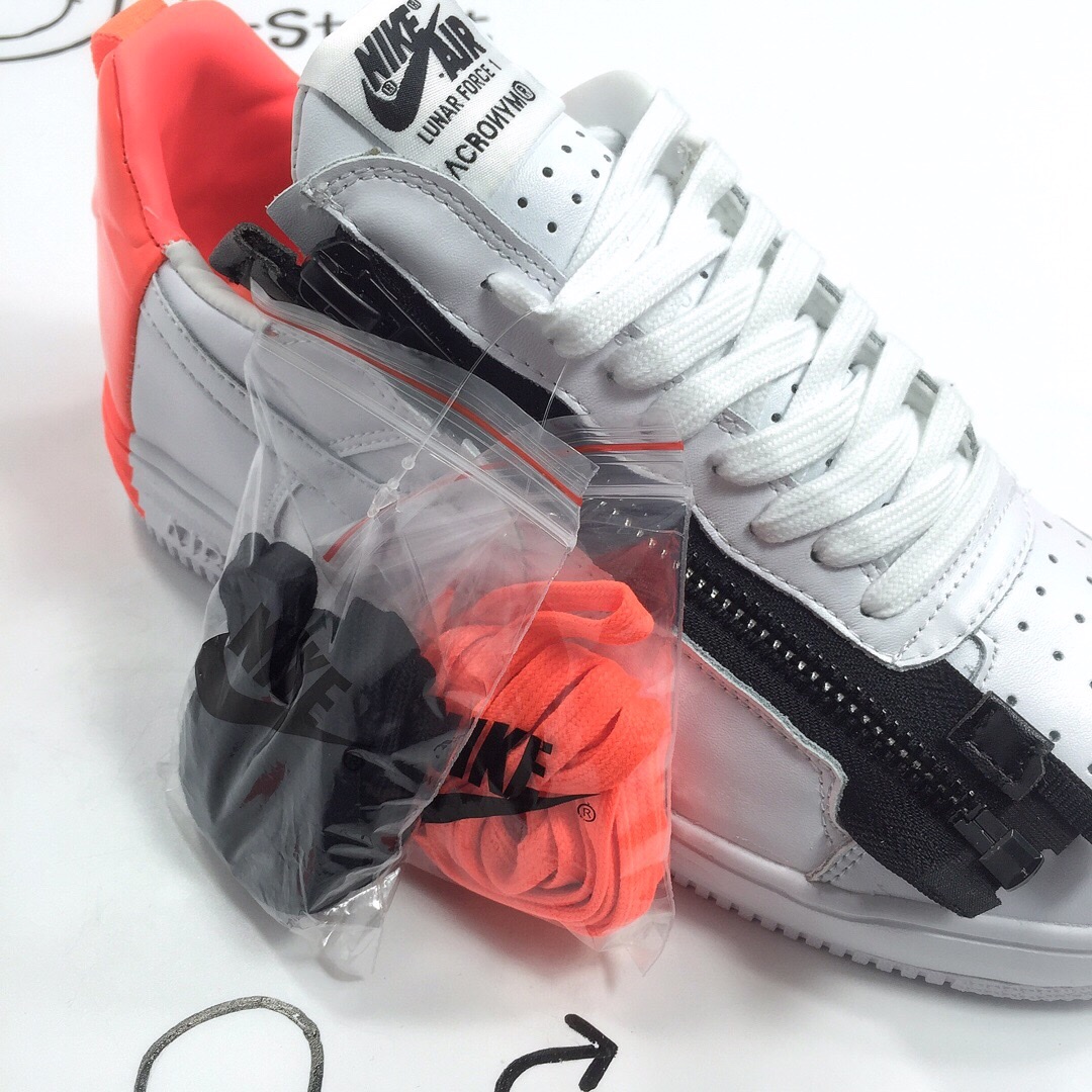 140▲35周年别注款 机能拉链鼻祖品牌ACRONYM x Nike Lunar Force 1 机能空军低帮潮流板鞋