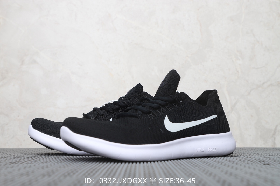 120耐克Nike Free Rn 2017 带半码 赤足系列 超轻舒适慢跑鞋