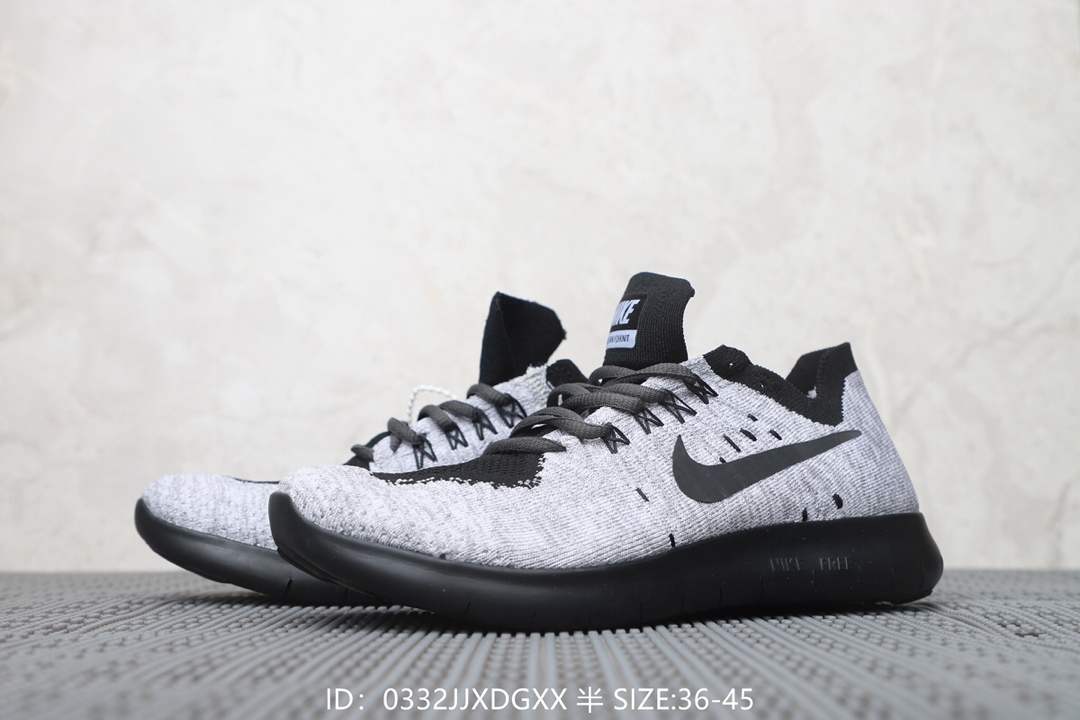120耐克Nike Free Rn 2017 带半码 赤足系列 超轻舒适慢跑鞋