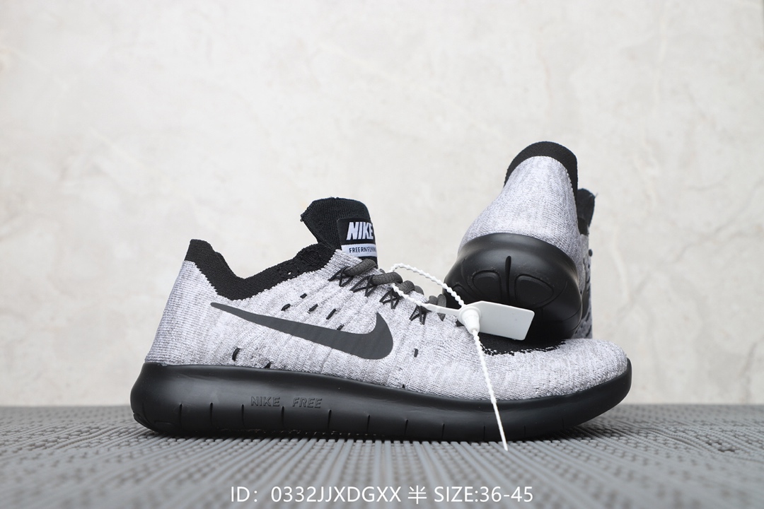 120耐克Nike Free Rn 2017 带半码 赤足系列 超轻舒适慢跑鞋
